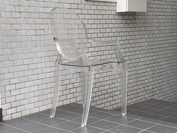 カルテル Kartell ルイゴースト Louis Ghost アームチェア クリスタル スタッキング フィリップ・スタルク ■