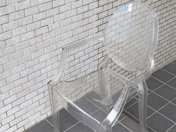 カルテル Kartell ルイゴースト Louis Ghost アームチェア クリスタル スタッキング フィリップ・スタルク ■