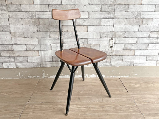 ラウカンプー Laukaan puu ピルッカ チェア pirkka chair ダイニングチェア パイン材 イルマリ・タピオヴァーラ 1950-60s フィンランド 北欧ビンテージ 希少 B ●