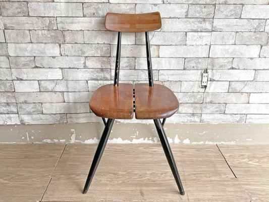 ラウカンプー Laukaan puu ピルッカ チェア pirkka chair ダイニングチェア パイン材 イルマリ・タピオヴァーラ 1950-60s フィンランド 北欧ビンテージ 希少 B ●