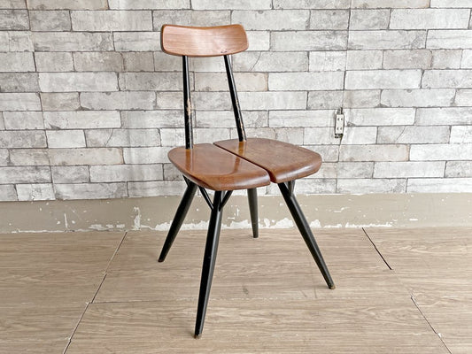 ラウカンプー Laukaan puu ピルッカ チェア pirkka chair ダイニングチェア パイン材 イルマリ・タピオヴァーラ 1950-60s フィンランド 北欧ビンテージ 希少 A ●