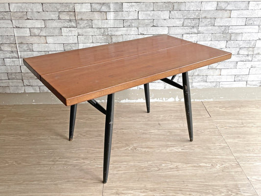 ラウカンプー Laukaan puu ピルッカ テーブル pirkka table ダイニングテーブル パイン材 イルマリ・タピオヴァーラ 1950-60s フィンランド 北欧ビンテージ 希少 ●