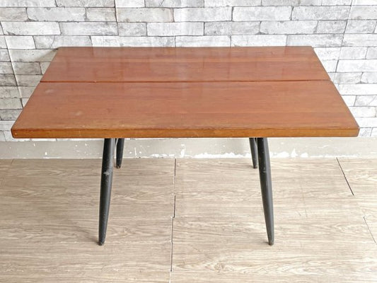 ラウカンプー Laukaan puu ピルッカ テーブル pirkka table ダイニングテーブル パイン材 イルマリ・タピオヴァーラ 1950-60s フィンランド 北欧ビンテージ 希少 ●