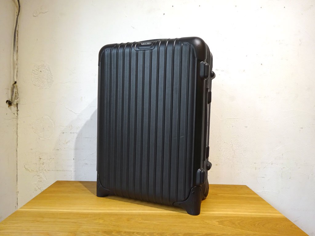 リモワ RIMOWA サルサ SALSA スーツケース キャリーケース 黒 マットブラック 32リットル 機内持込可 2輪 軽量 2.9? 美品 TSAロック ★