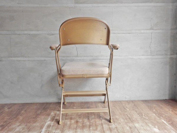 クラリン CLARIN フォールディングアームチェア FOLDING CHAIR WITH ARM フルクッション ベージュ PFS取扱 
 ♪