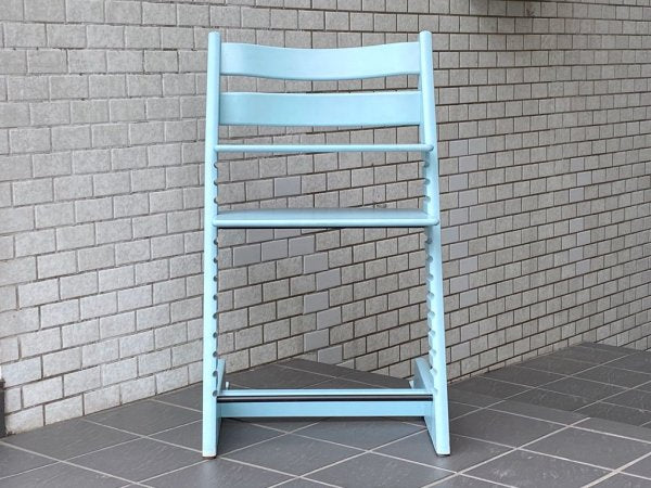 ストッケ STOKKE トリップトラップ TRIPP TRAPP ベビーチェア キッズチェア ブルー S/N4～ 北欧 ノルウェー ■