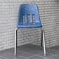 バルコ VIRCO チェア 9000 Chair スタッキングチェア ネイビー プラスチック × スチール 米国家具 ミッドセンチュリー ■