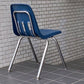 バルコ VIRCO チェア 9000 Chair スタッキングチェア ネイビー プラスチック × スチール 米国家具 ミッドセンチュリー ■