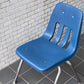 バルコ VIRCO チェア 9000 Chair スタッキングチェア ネイビー プラスチック × スチール 米国家具 ミッドセンチュリー ■