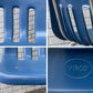 バルコ VIRCO チェア 9000 Chair スタッキングチェア ネイビー プラスチック × スチール 米国家具 ミッドセンチュリー ■
