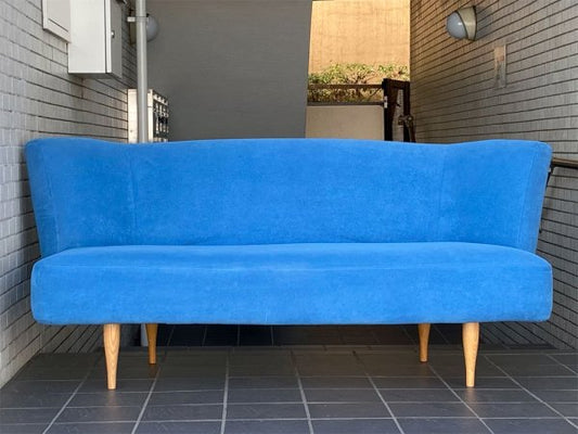 イデー IDEE カイソファ KAI SOFA ターコイズ 2シーター 岡嶌要 オーガニックデザイン 定価16.5万円 ■