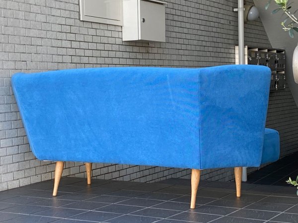 イデー IDEE カイソファ KAI SOFA ターコイズ 2シーター 岡嶌要 オーガニックデザイン 定価16.5万円 ■