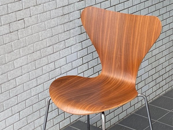 フリッツハンセン Fritz Hansen セブンチェア ウォールナット アルネ・ヤコブセン スタッキングチェア 北欧家具 デンマーク ■