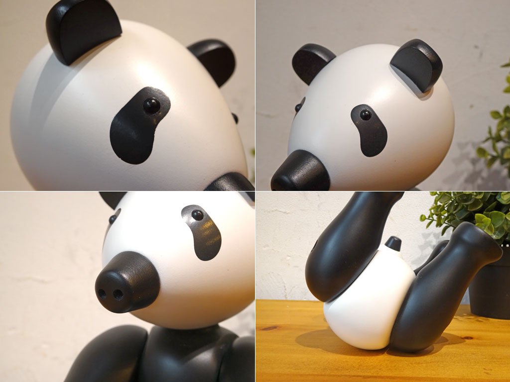 カイボイスン Kay Bojesen パンダ PANDA BEAR Mサイズ 木製オブジェ 北欧 デンマーク H25cm 知育玩具 木製フィギュリン ★