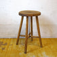 ジャパンビンテージ Japan vintage 木味 スツール Stool 丸椅子 昭和レトロ 古道具 無垢材 ★