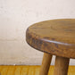 ジャパンビンテージ Japan vintage 木味 スツール Stool 丸椅子 昭和レトロ 古道具 無垢材 ★