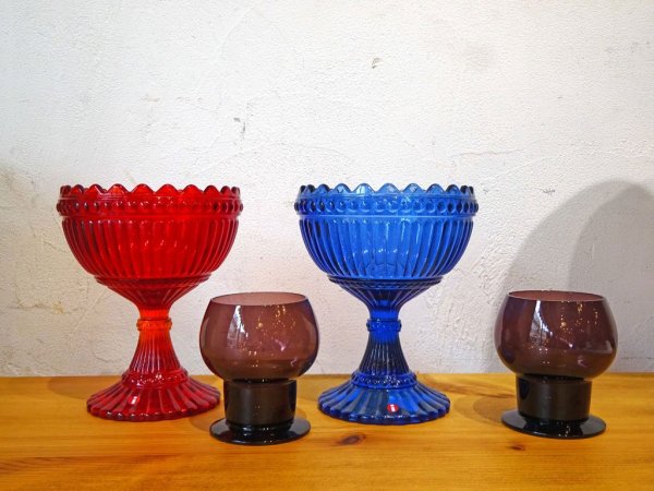 ヌータルヤルヴィ Nuutajarvi ヴィンテージ ワイングラス Wineglass 1111 カイ・フランク Kaj Franck 1953-57年 パープル B ★