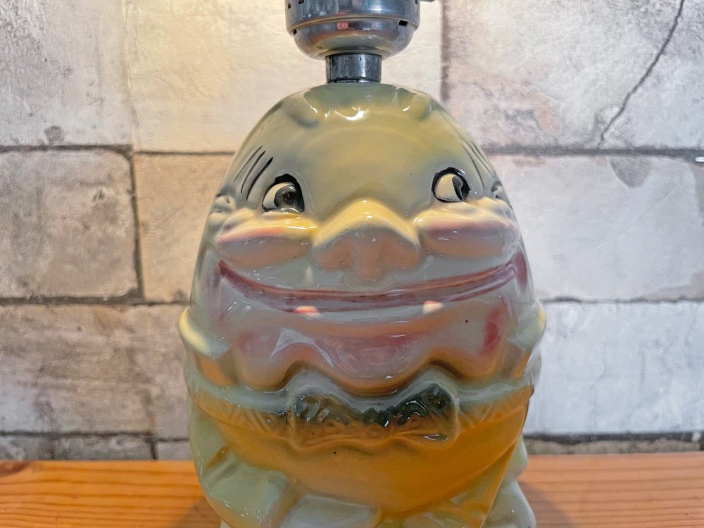 Totline ハンプティーダンプティー Humpty Dumpty テーブルランプ 陶器 ミッドセンチュリー アメリカ USビンテージ ●