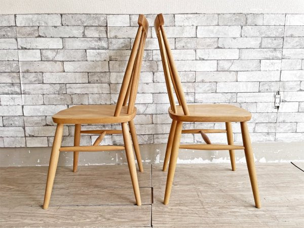 モモナチュラル Momo Natural ヴィボ vibo MARE ST CHAIR NA ダイニングチェア アルダー材 2脚セット ナチュラル 合計定価￥35,000- ●