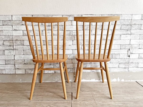モモナチュラル Momo Natural ヴィボ vibo MARE ST CHAIR NA ダイニングチェア アルダー材 2脚セット ナチュラル 合計定価￥35,000- ●