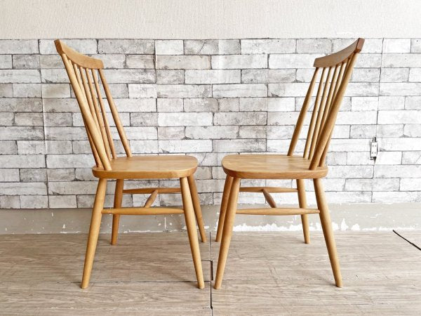 モモナチュラル Momo Natural ヴィボ vibo MARE ST CHAIR NA ダイニングチェア アルダー材 2脚セット ナチュラル 合計定価￥35,000- ●