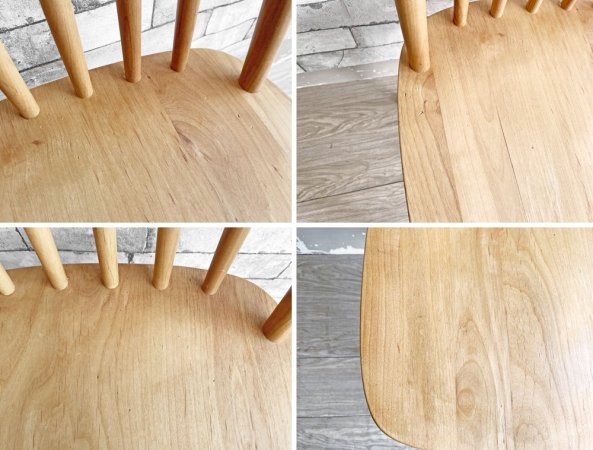 モモナチュラル Momo Natural ヴィボ vibo MARE ST CHAIR NA ダイニングチェア アルダー材 2脚セット ナチュラル 合計定価￥35,000- ●