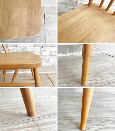 モモナチュラル Momo Natural ヴィボ vibo MARE ST CHAIR NA ダイニングチェア アルダー材 2脚セット ナチュラル 合計定価￥35,000- ●