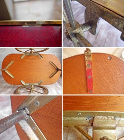 アンティーク サービスワゴン キッチンワゴン トロリー ワインホルダー付 キャスター付き ホテル仕様 ♪