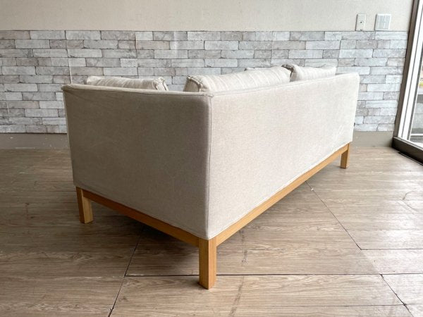 アクタス ACTUS ポトス-2 ソファ POTHOS-2 SOFA ファブリック ストライプ カバーリング 現状品 ●