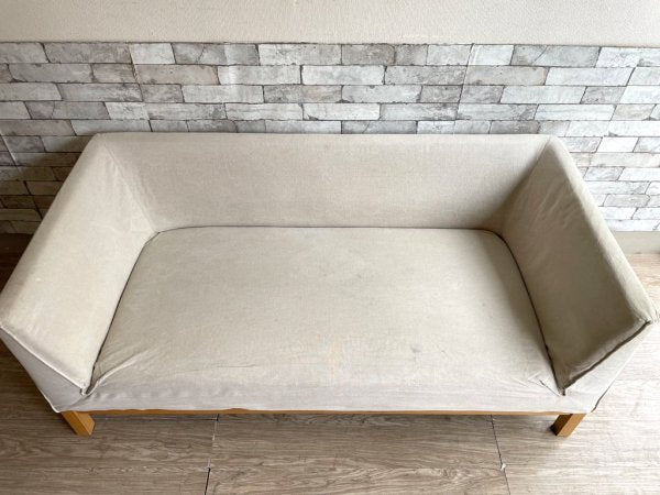 アクタス ACTUS ポトス-2 ソファ POTHOS-2 SOFA ファブリック ストライプ カバーリング 現状品 ●