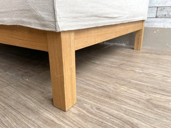 アクタス ACTUS ポトス-2 ソファ POTHOS-2 SOFA ファブリック ストライプ カバーリング 現状品 ●