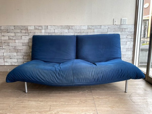 リーンロゼ ligneroset カラン CALIN 2人掛け ソファ リクライニング ギャッジ付 現状品 ●