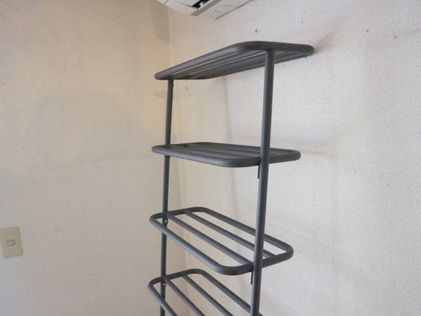 デュエンデ DUENDE ウォールラック WALL RACK 壁掛け シェルフ 7段 スチール グレー H180cm SEMPRE取扱い 定価￥30,800- ◎