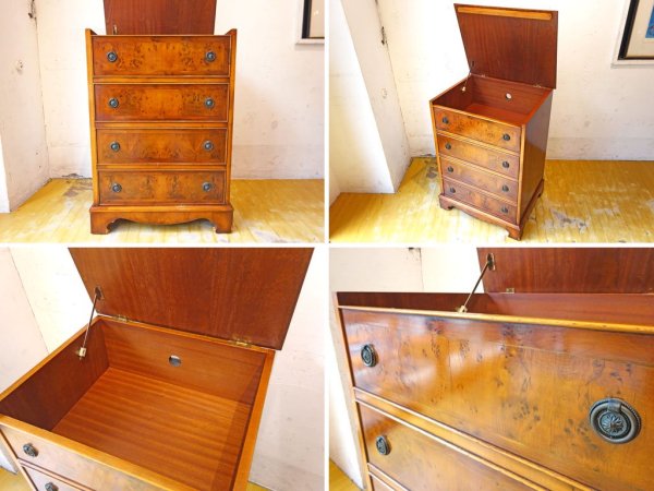 ロスジョン Rosjone furniture サイドキャビネット ドレッサーキャビネット Dresser cabinet マホガニー材 イギリス 英国王室 御用達 ★