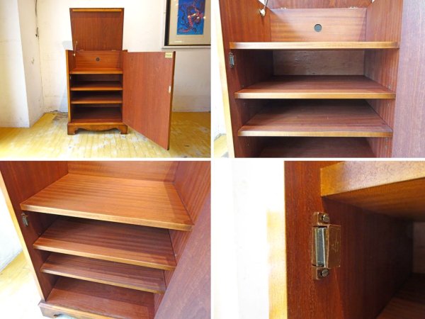 ロスジョン Rosjone furniture サイドキャビネット ドレッサーキャビネット Dresser cabinet マホガニー材 イギリス 英国王室 御用達 ★