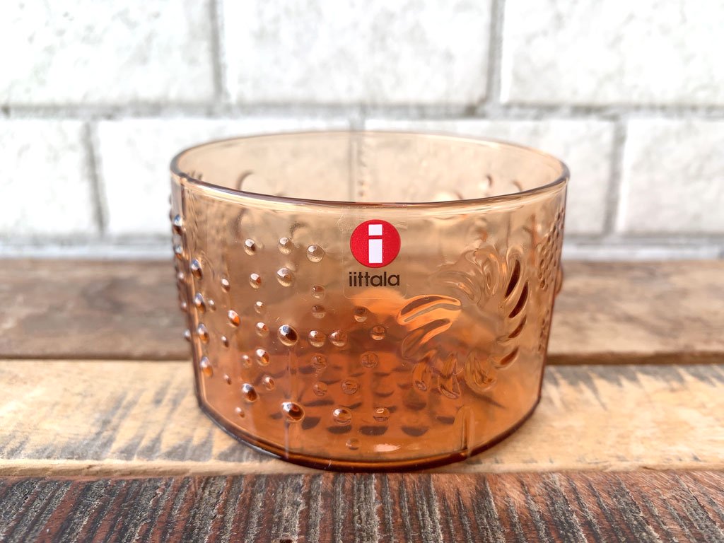 イッタラ iittala フローラ Flora 8cm ボウル セビリアオレンジ オイバ・トイッカ スコープ別注 未使用品 クロス付 北欧食器 C ■