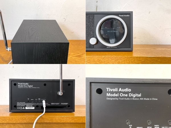 チボリ オーディオ Tivoli Audio モデルワンデジタル Model One Digital MOD-1749-JP ブラック/Black 美品 Wi-Fi Bluetooth対応 廃盤★