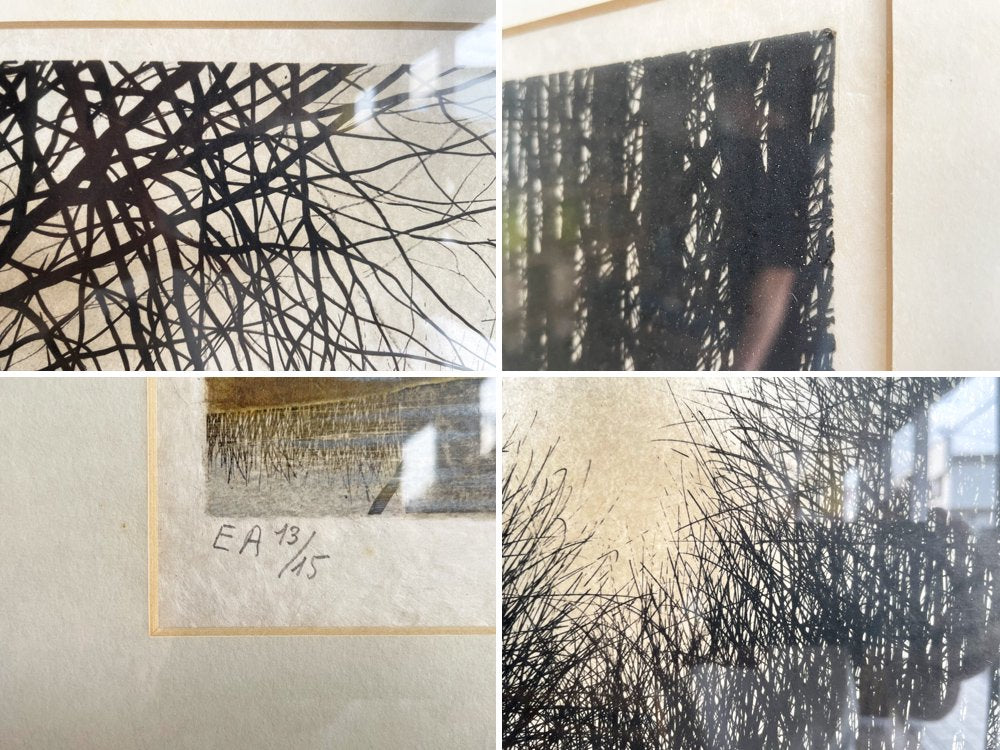ジャック デペルト Jacques Deperthes リトグラフ Le Canal EA13/15 版画 風景画 額装品 箱付  ●