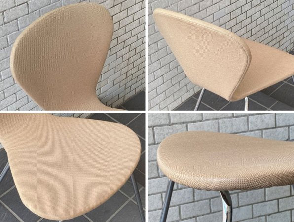 イデー IDEE カルバス CALEBASSE スタッキングチェア ダイニングチェア ベージュ系 ファブリック シンプルモダン B ■