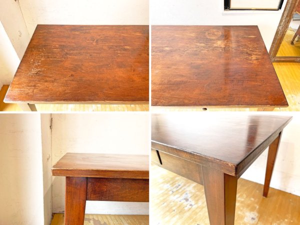 ビンテージスタイル アトリエテーブル ダイニングテーブル Atelier table バーチ材 ワークテーブル 1ドロワー 170ｃｍ ★