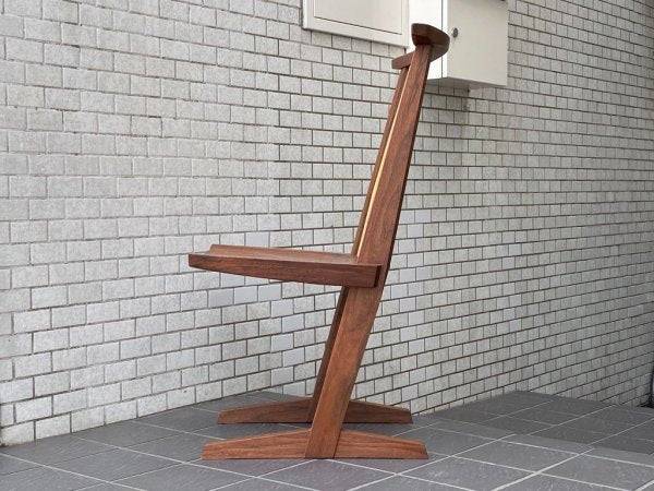 桜製作所 コノイドチェア CN101 CONOID CHAIR ジョージ・ナカシマ George Nakashima ダイニングチェア ウォールナット無垢材 ■