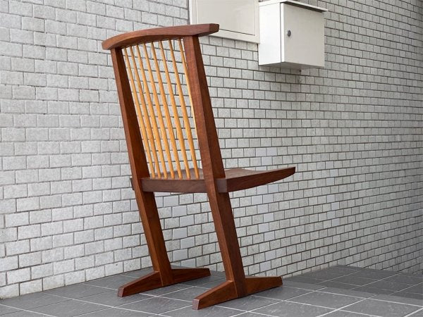 桜製作所 コノイドチェア CN101 CONOID CHAIR ジョージ・ナカシマ George Nakashima ダイニングチェア ウォールナット無垢材 ■