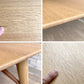 日進木工 Nissin ホワイトウッド WHITE WOOD WOT-680型 ダイニングテーブル オーク材×ウォールナット材 135cm 定価\168,300- ●