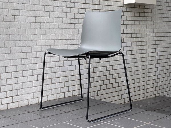 アルペール arper カティファ46 アームレスチェア Catifa 46 Armless Chair スタッキングチェア マッドグレー スレッドレッグ シンプルモダン A ■