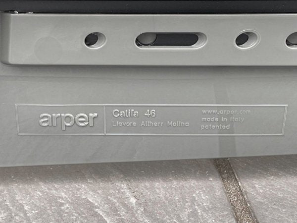 アルペール arper カティファ46 アームレスチェア Catifa 46 Armless Chair スタッキングチェア マッドグレー スレッドレッグ シンプルモダン A ■