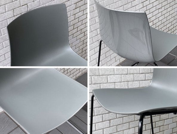 アルペール arper カティファ46 アームレスチェア Catifa 46 Armless Chair スタッキングチェア マッドグレー スレッドレッグ シンプルモダン A ■