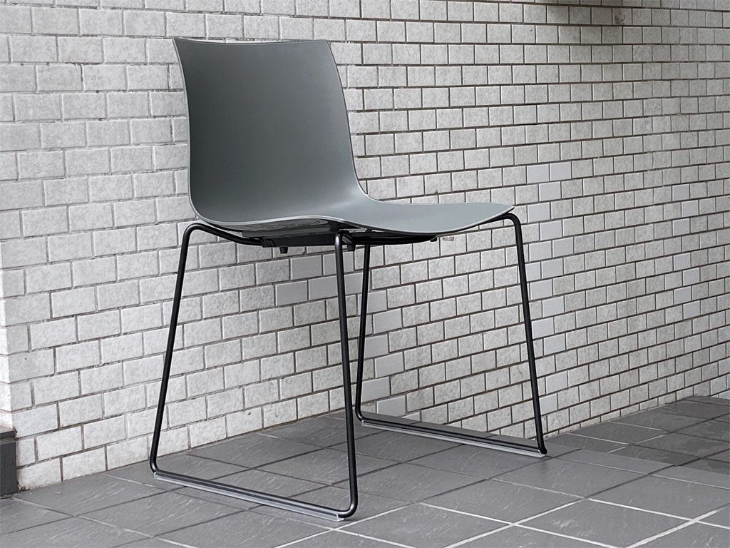 アルペール arper カティファ46 アームレスチェア Catifa 46 Armless Chair スタッキングチェア マッドグレー スレッドレッグ シンプルモダン B ■