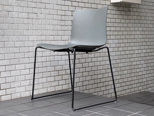 アルペール arper カティファ46 アームレスチェア Catifa 46 Armless Chair スタッキングチェア マッドグレー スレッドレッグ シンプルモダン B ■
