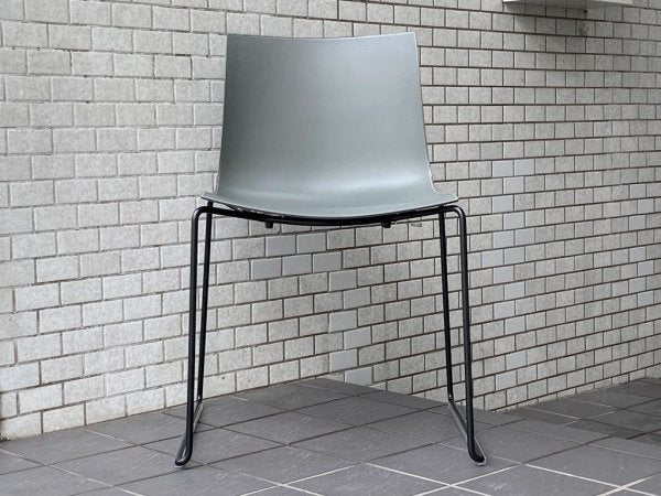 アルペール arper カティファ46 アームレスチェア Catifa 46 Armless Chair スタッキングチェア マッドグレー スレッドレッグ シンプルモダン B ■