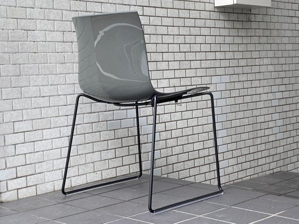 アルペール arper カティファ46 アームレスチェア Catifa 46 Armless Chair スタッキングチェア マッドグレー スレッドレッグ シンプルモダン B ■